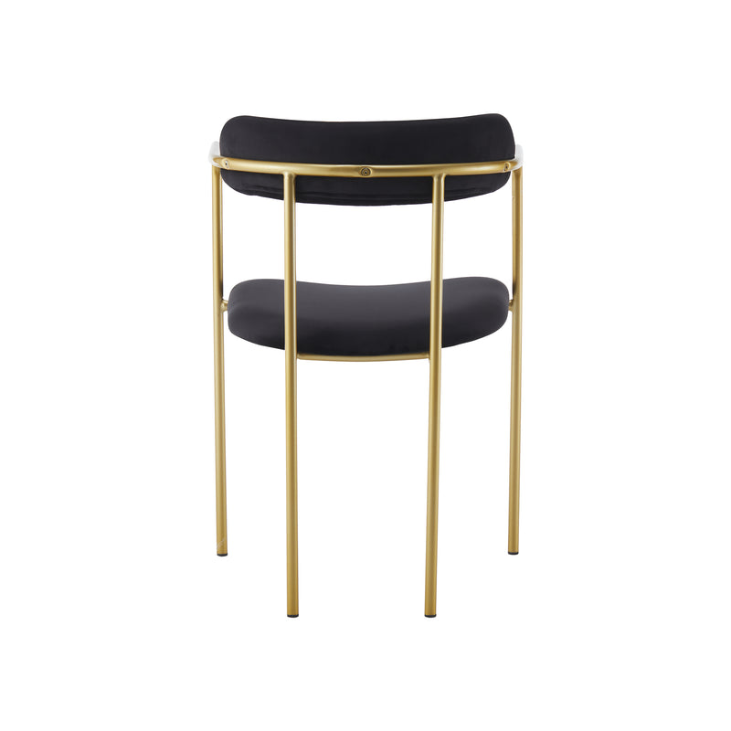 Cargue la imagen en el visor de la galería, Silla de interior Ares color Negra Metal - G06150-Black