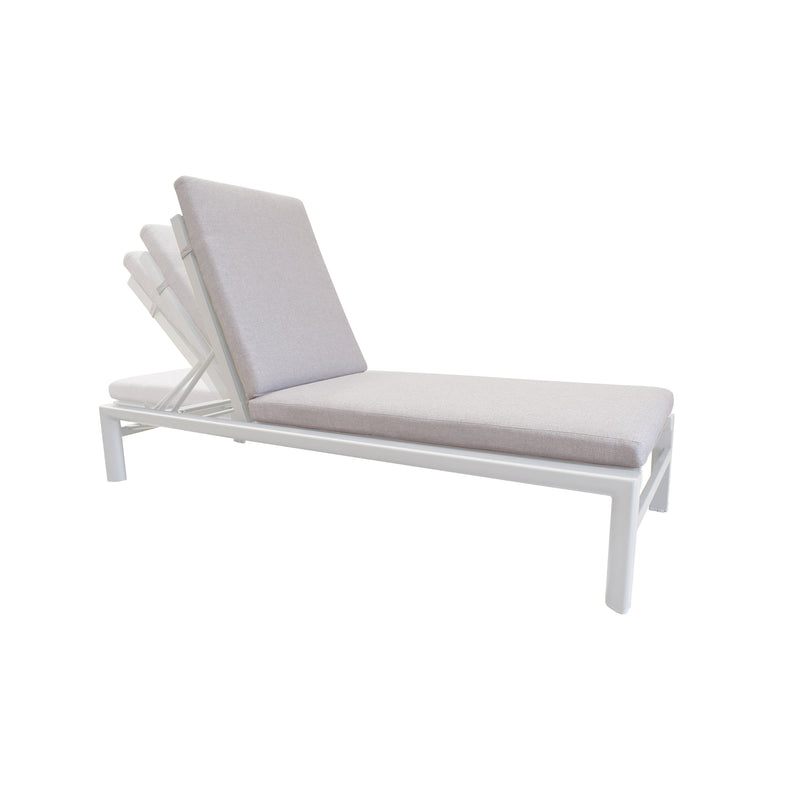 Cargue la imagen en el visor de la galería, Camastro para interior o exterior ARGENTINA color Blanco - GL3A-4035-14-BL