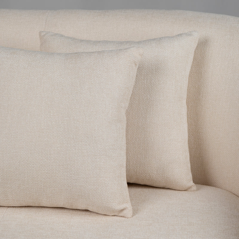 Cargue la imagen en el visor de la galería, Sofá Triple de interior Arola color Beige - 751483