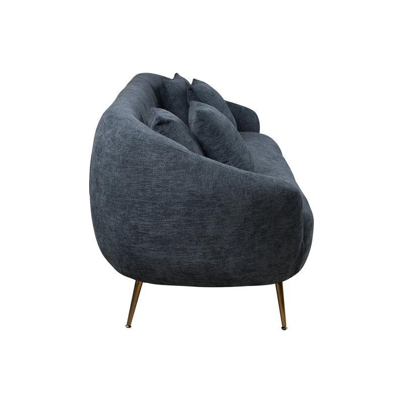 Cargue la imagen en el visor de la galería, Sofá Triple de interior Arola color dk grey / carbón - 751923