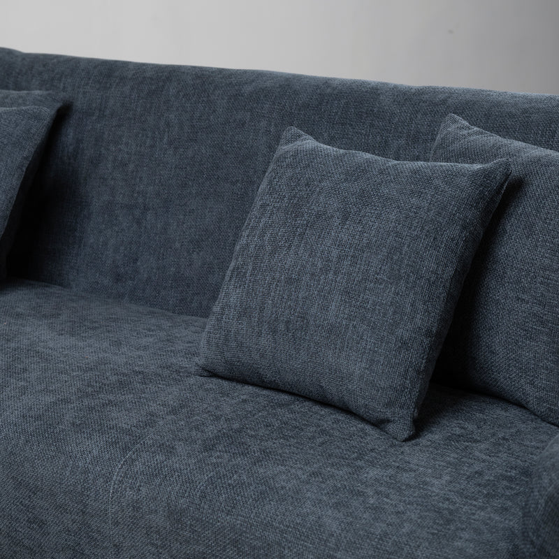 Cargue la imagen en el visor de la galería, Sofá Triple de interior Arola color dk grey / carbón - 751923