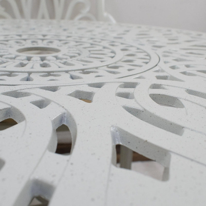 Cargue la imagen en el visor de la galería, AnteComedor para Exterior o Jardin Austin Blanco +4 sillas-S-2110