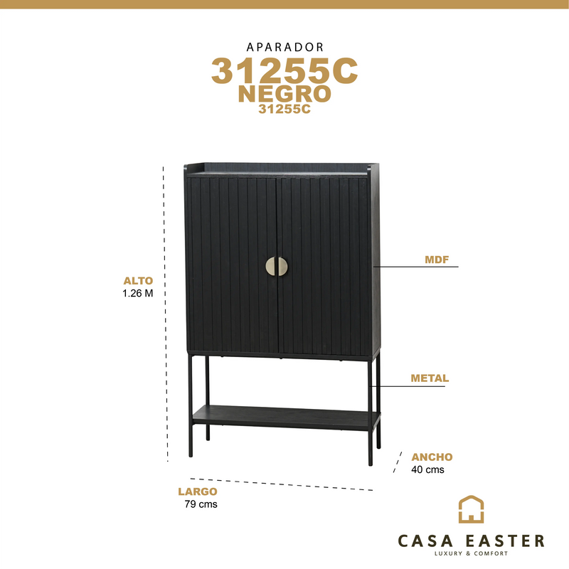 Cargue la imagen en el visor de la galería, Aparador de 2 puertas 31255C - 31255C CasaEaster