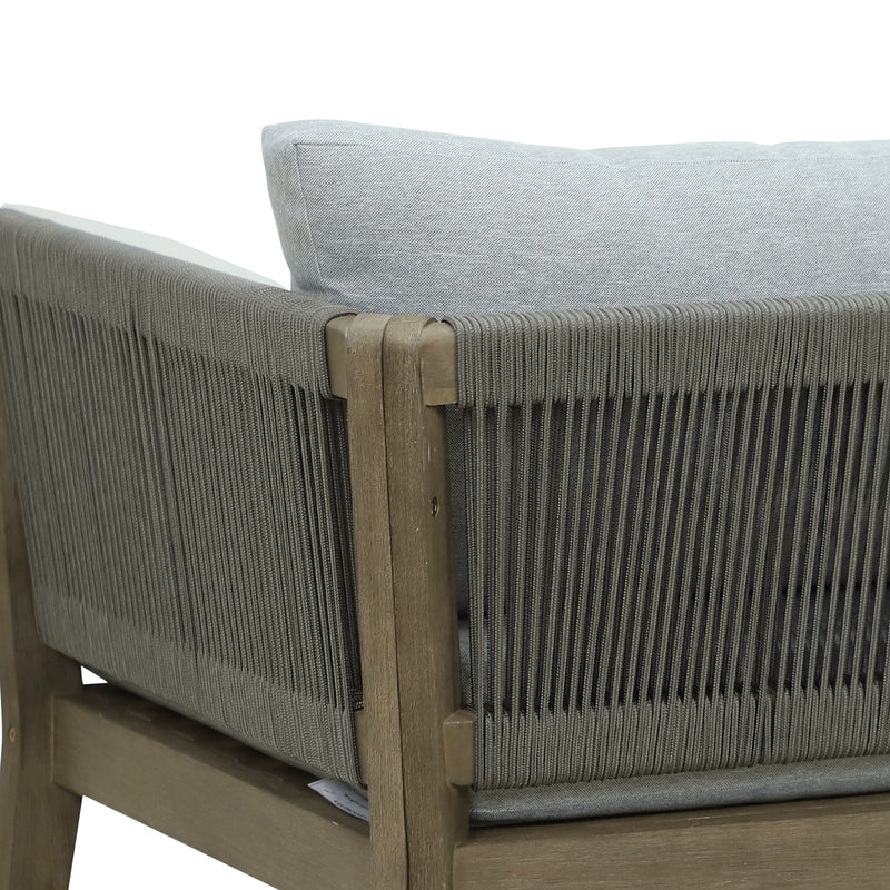 Cargue la imagen en el visor de la galería, Set doble de Madera Babylon color Gris