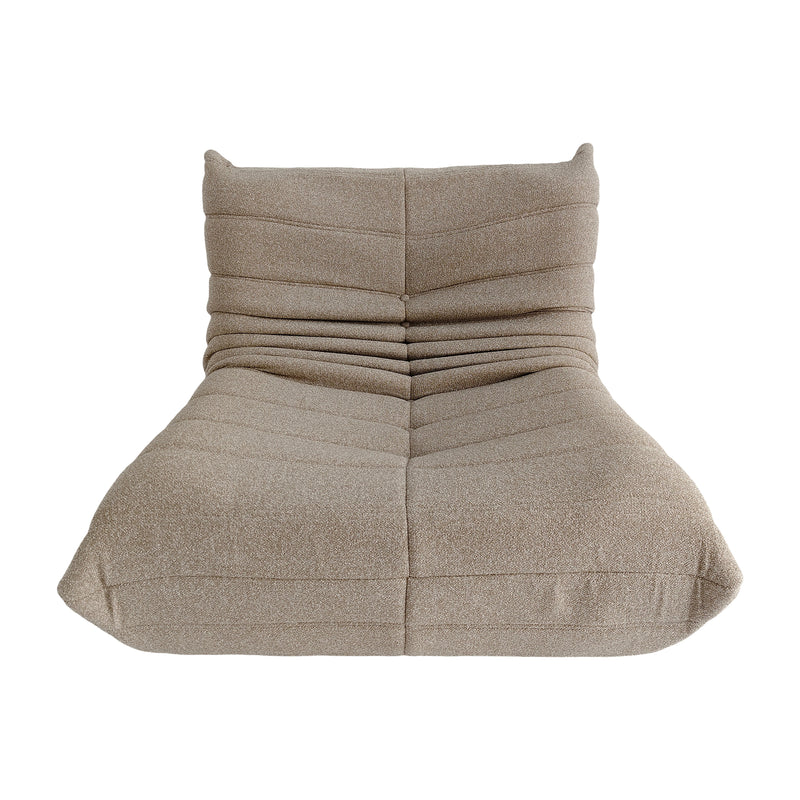 Cargue la imagen en el visor de la galería, Puff para interior Balbo color Beige - 76454