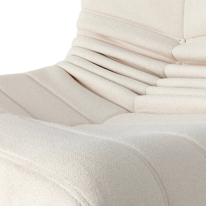 Cargue la imagen en el visor de la galería, Puff para interior Balbo color crema - 76555