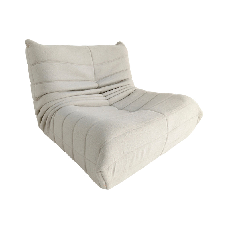 Cargue la imagen en el visor de la galería, Puff para interior Balbo color hueso - 76588