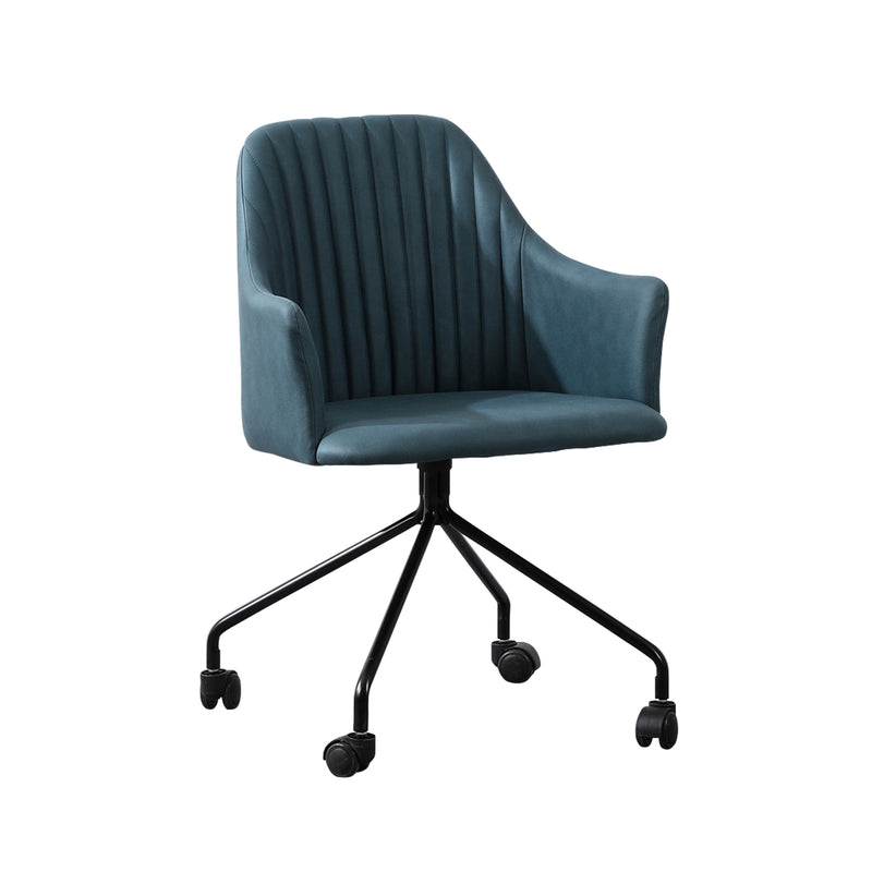 Cargue la imagen en el visor de la galería, silla de escritorio BD65BL para interior color AZUL - BD65BL