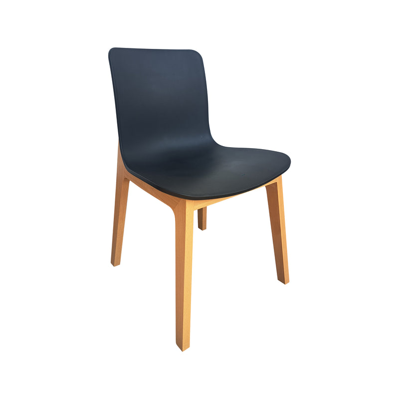 Cargue la imagen en el visor de la galería, Silla de Interior BD80B de PP color Negro - BD80B