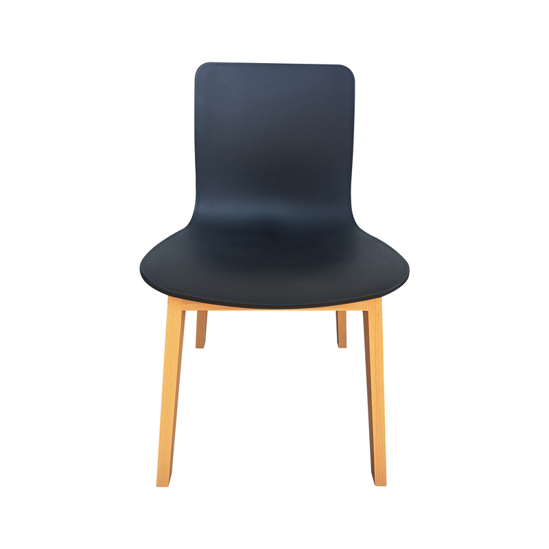 Cargue la imagen en el visor de la galería, Silla de Interior BD80B de PP color Negro - BD80B