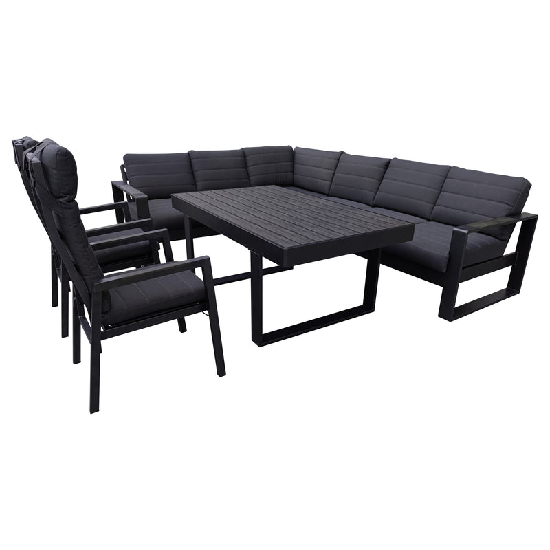 Cargue la imagen en el visor de la galería, Set Losano Familiar de Aluminio color Carbon