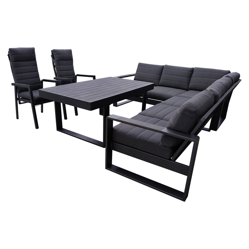 Cargue la imagen en el visor de la galería, Set Losano Familiar de Aluminio color Carbon