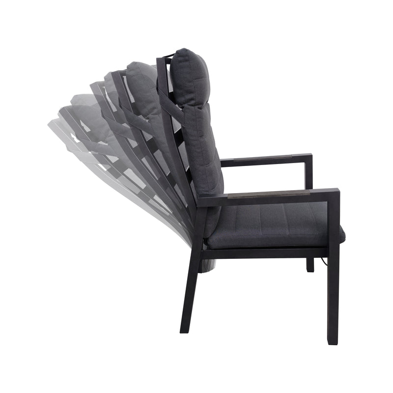 Cargue la imagen en el visor de la galería, Set Losano Familiar de Aluminio color Carbon