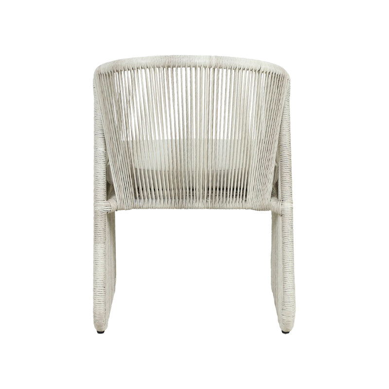 Cargue la imagen en el visor de la galería, silla de comedor entretejida Beryl color Blanca - HUC40685