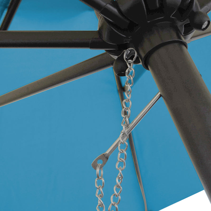 Cargue la imagen en el visor de la galería, Sombrilla Blum Para Jardin con Angulo de Inclinación Color Azul Cielo -SBlmBl