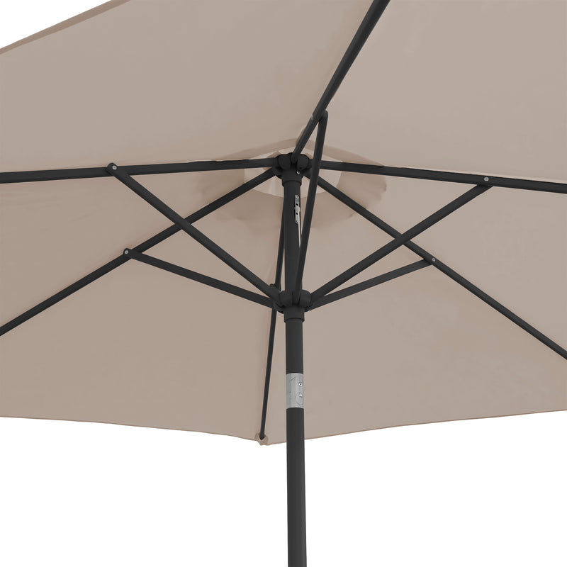 Cargue la imagen en el visor de la galería, Sombrilla Blum Para Jardin con Angulo de Inclinación Color Beige obscuro - BLUM-DKBE