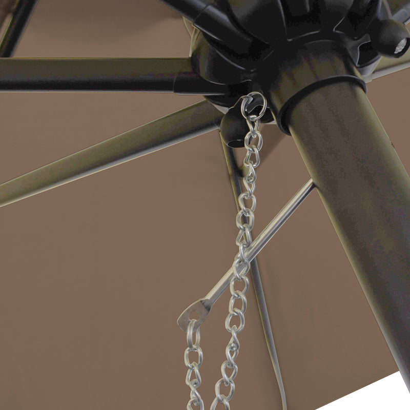 Cargue la imagen en el visor de la galería, Sombrilla Blum Para Jardin con Angulo de Inclinación Color Café - 2017DHX041