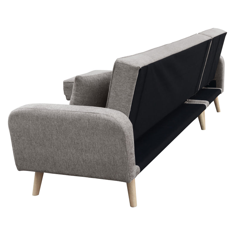 Cargue la imagen en el visor de la galería, Sofá cama corner BREGO color café claro - YA340-LBR