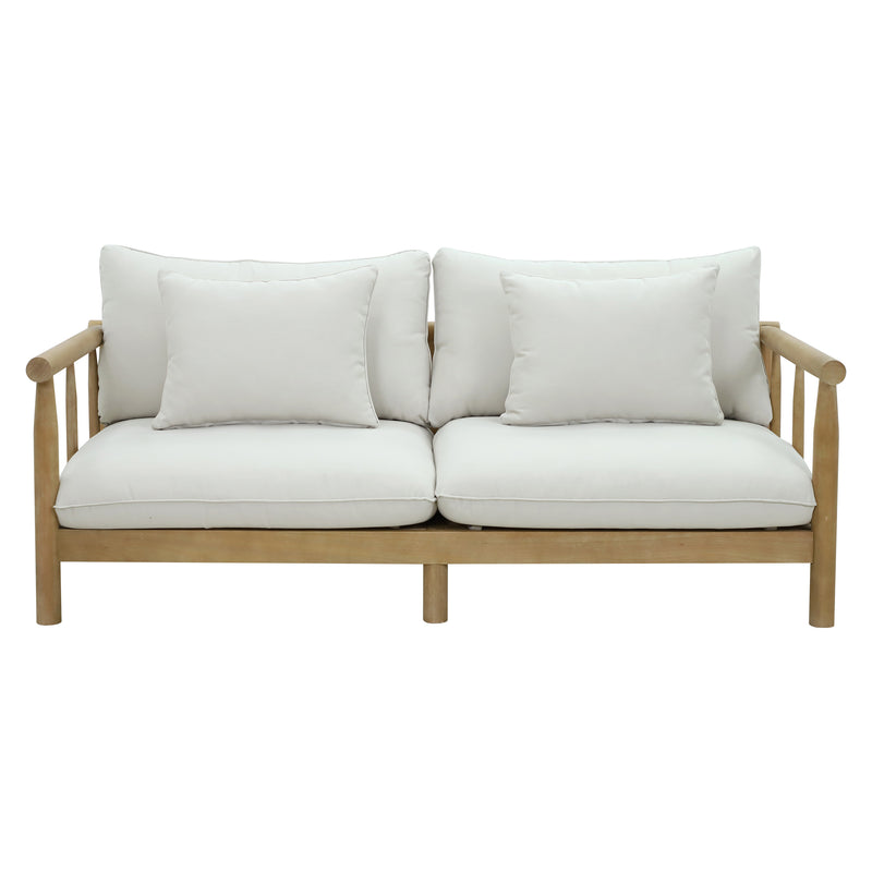 Cargue la imagen en el visor de la galería, Sofá doble de Madera Bungalow color Natural - HUC39505