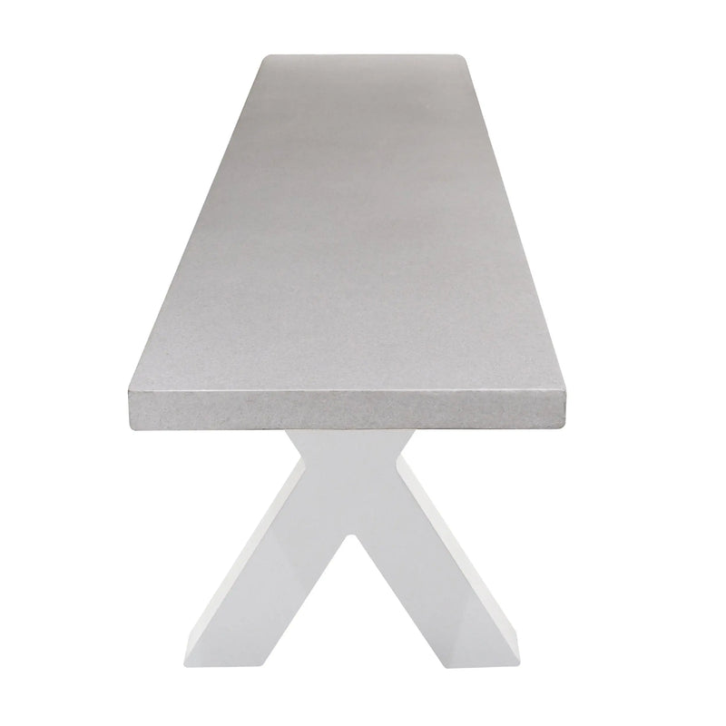 Cargue la imagen en el visor de la galería, Banca Rectangular Estructura de Aluminio Color Blanco SWITCH -61493A