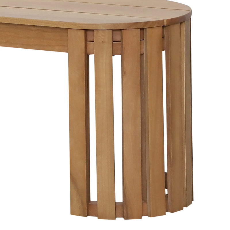 Cargue la imagen en el visor de la galería, Banca madera Rectangular Bench HUC40064 CasaEaster