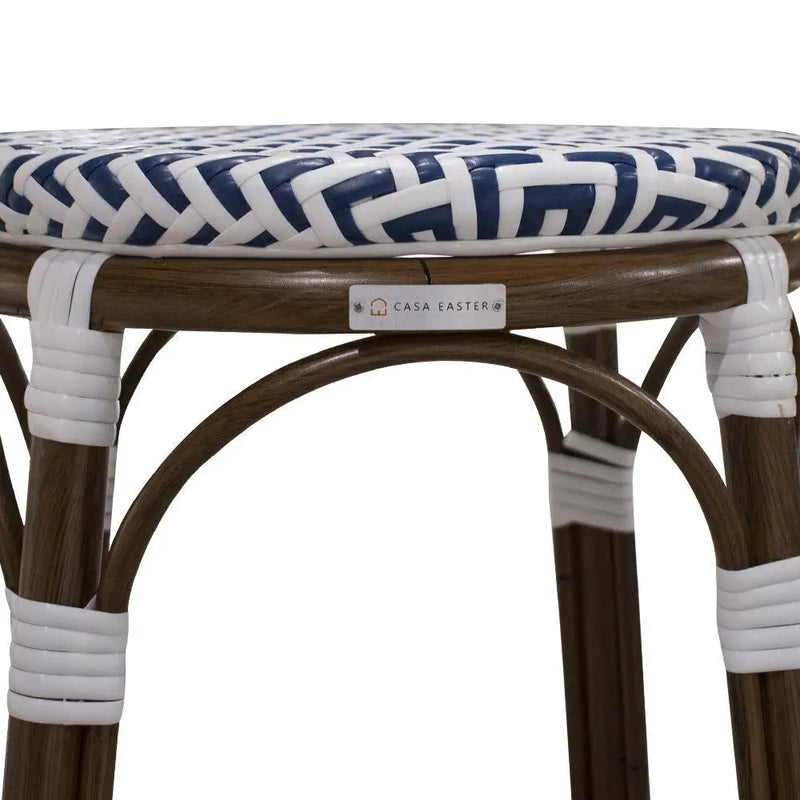 Cargue la imagen en el visor de la galería, Banco de barra para Jardin y Exterior de Aluminio Color Azul LONGI-2590