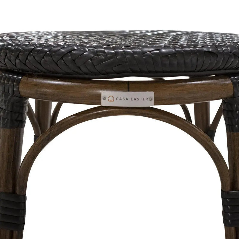 Cargue la imagen en el visor de la galería, Banco de barra para Jardin y Exterior de Aluminio Color Negro LONGI-2321