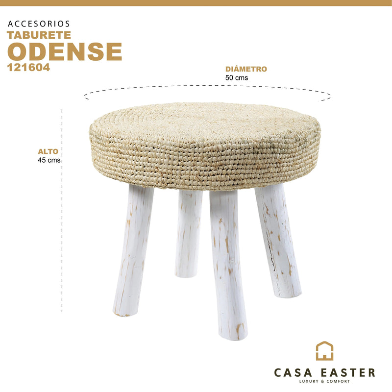 Cargue la imagen en el visor de la galería, Banco Taburete Color Natural ODENSE -121604