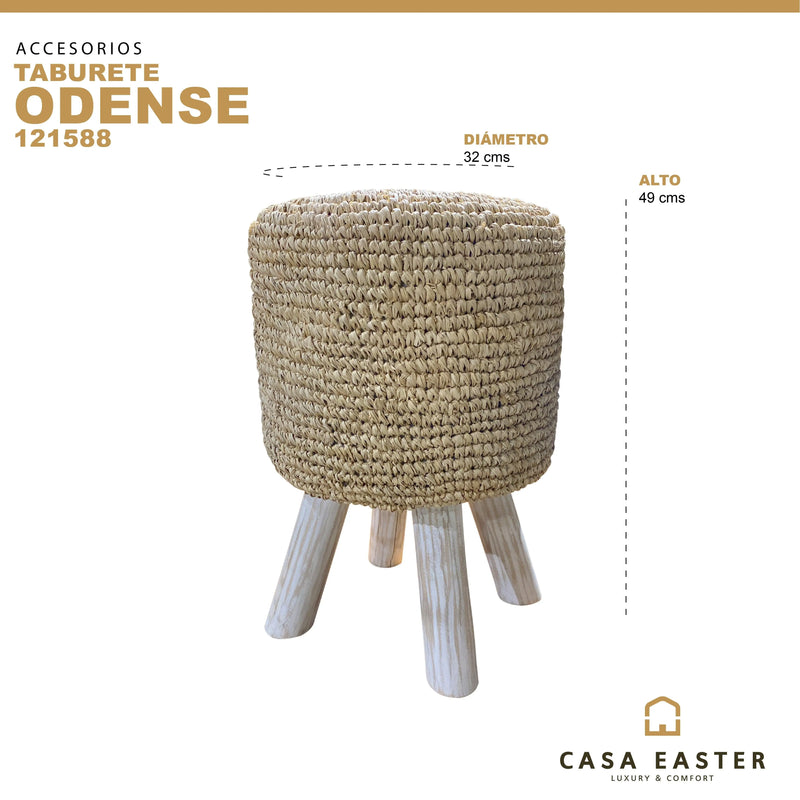 Cargue la imagen en el visor de la galería, Banco Taburete Color natural ODENSE -121588