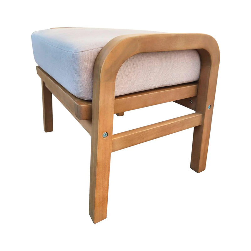 Cargue la imagen en el visor de la galería, Banco Taburete De Madera Teca RIMINI-HUC27056