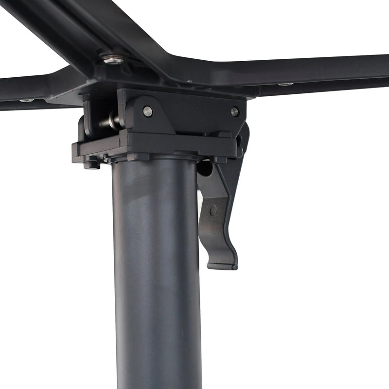 Cargue la imagen en el visor de la galería, Base Doble Para Cubierta de Mesa de Aluminio Color Gris LOBOS-40737-LOBOSG CasaEaster