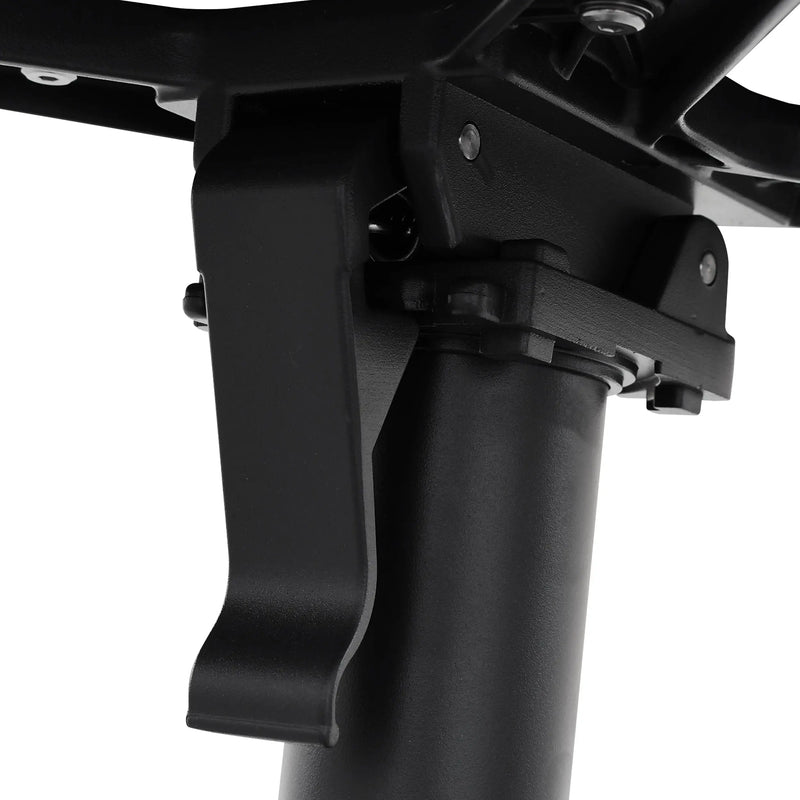 Cargue la imagen en el visor de la galería, Base Doble Para Cubierta de Mesa de Aluminio Color Negro-ISIDRO-44632-N CasaEaster