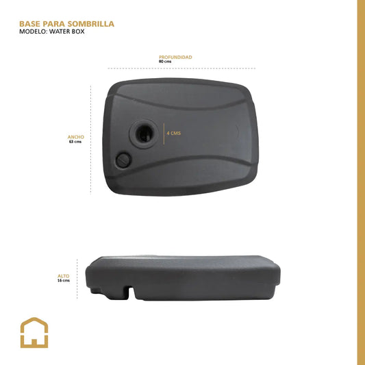 Base Para Sombrilla Color Negro HOME-UMN062