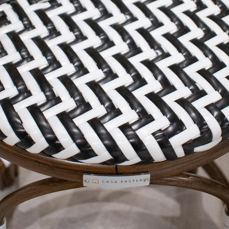 Cargue la imagen en el visor de la galería, Banco de Aluminio Negro/Blanco SHORTY -4100