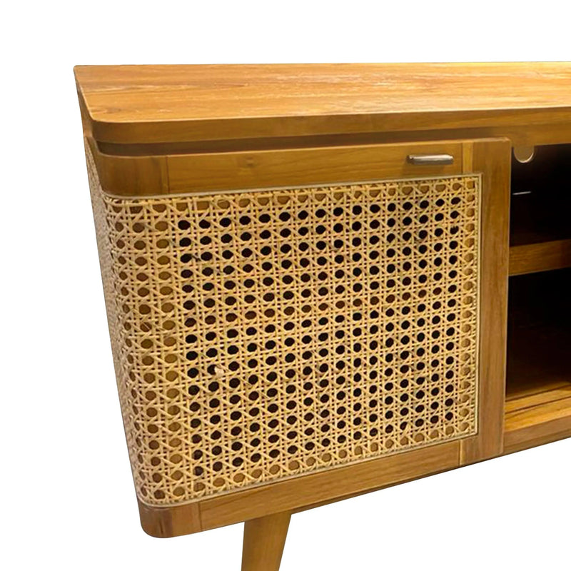 Cargue la imagen en el visor de la galería, Bufetera de Madera de Teca CHATEAU-124352