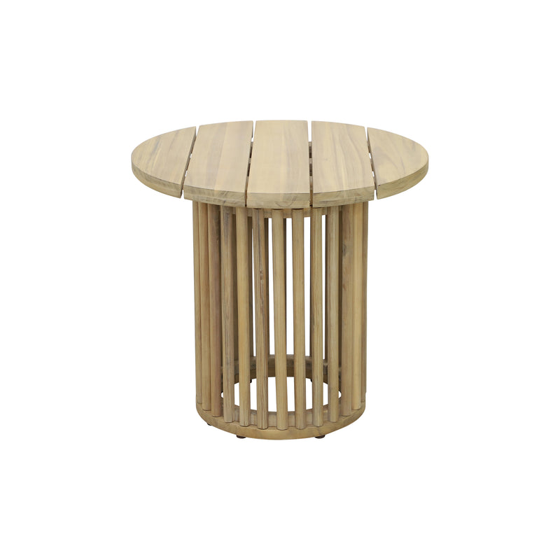 Cargue la imagen en el visor de la galería, Mesa Bistro Cairns Diam.50 cms, color Natural - HUC28402