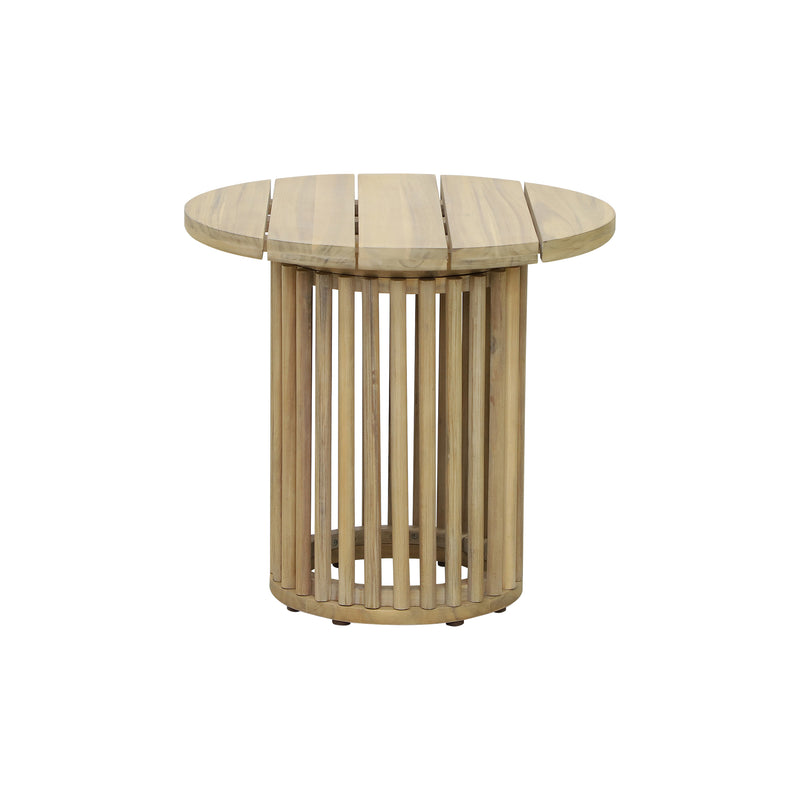 Cargue la imagen en el visor de la galería, Mesa Bistro Cairns Diam.50 cms, color Natural - HUC28402