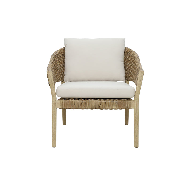 Cargue la imagen en el visor de la galería, Sillón Individual Cairns color Natural - HUC257091DOM