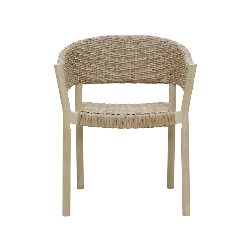 Cargue la imagen en el visor de la galería, Silla de madera Cairns color Ntaural - HUC25707DOM