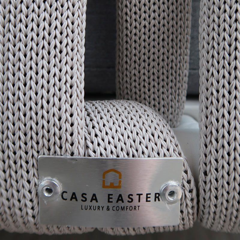 Cargue la imagen en el visor de la galería, Camastro Emersoni de aluminio color Blanco - GLA6337239KD-WH