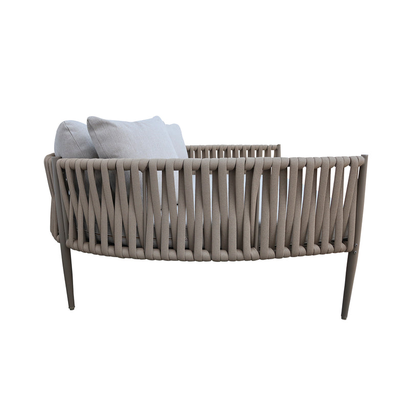 Cargue la imagen en el visor de la galería, Camastro Emersoni de aluminio color Champagne - GLA6337239KD-CHAM