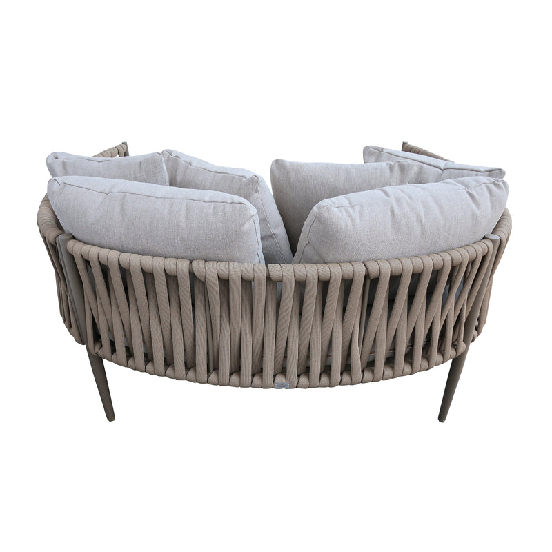 Cargue la imagen en el visor de la galería, Camastro Emersoni de aluminio color Champagne - GLA6337239KD-CHAM