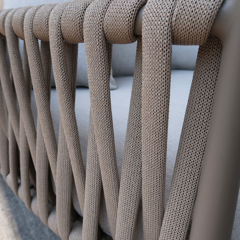 Cargue la imagen en el visor de la galería, Camastro Emersoni de aluminio color Champagne - GLA6337239KD-CHAM