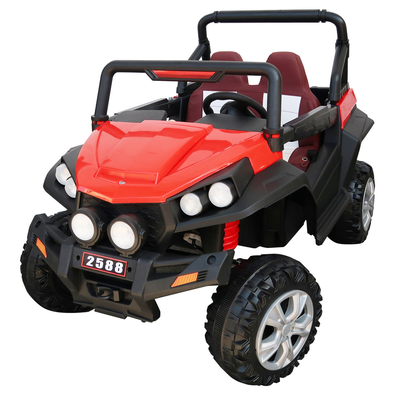 Cargue la imagen en el visor de la galería, Carrito eléctrica con control remoto infantil color rojo - JMBW2588