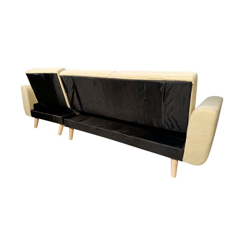 Cargue la imagen en el visor de la galería, Sofá-Cama modular Cefalo color Beige - TY0019-BEIGE