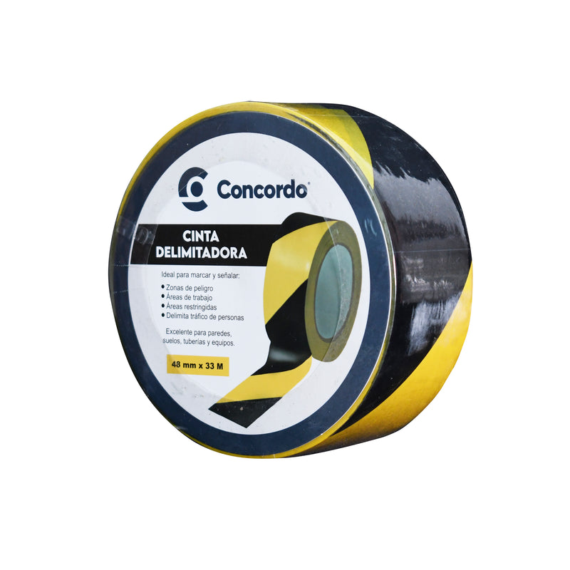 Cargue la imagen en el visor de la galería, CAJA DE CINTA DELIMITADORA AMARILLA/NEGRO 54PZ