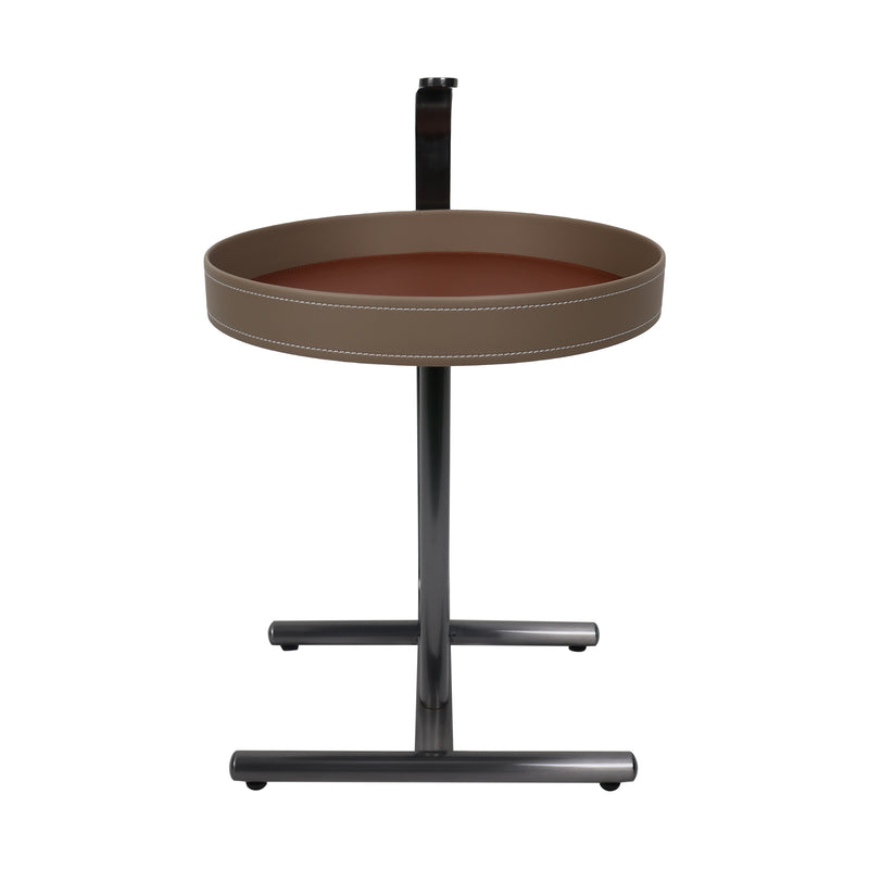 Cargue la imagen en el visor de la galería, Mesa Bistro CJ354 de Interior con piel sintética color Beige - CJ354-BE