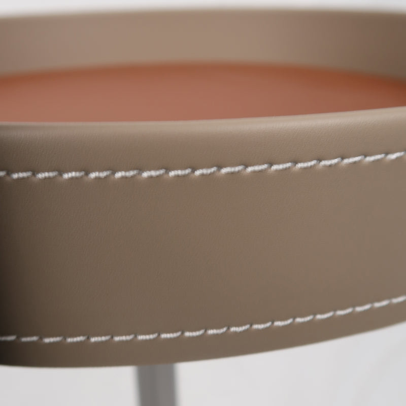 Cargue la imagen en el visor de la galería, Mesa Bistro CJ354 de Interior con piel sintética color Beige - CJ354-BE
