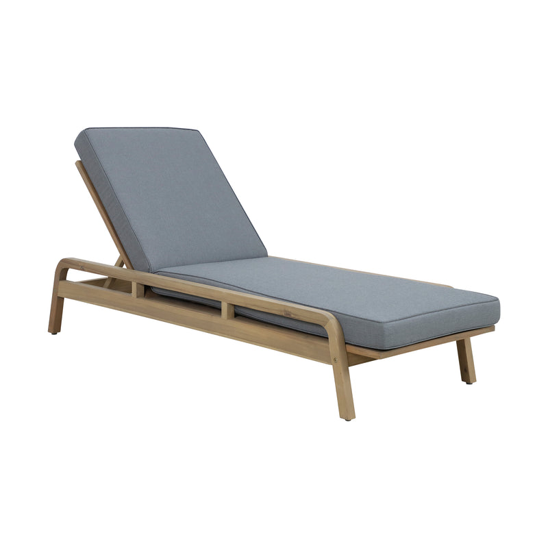 Cargue la imagen en el visor de la galería, Camastro de madera Clovis, color natural - HUC23259