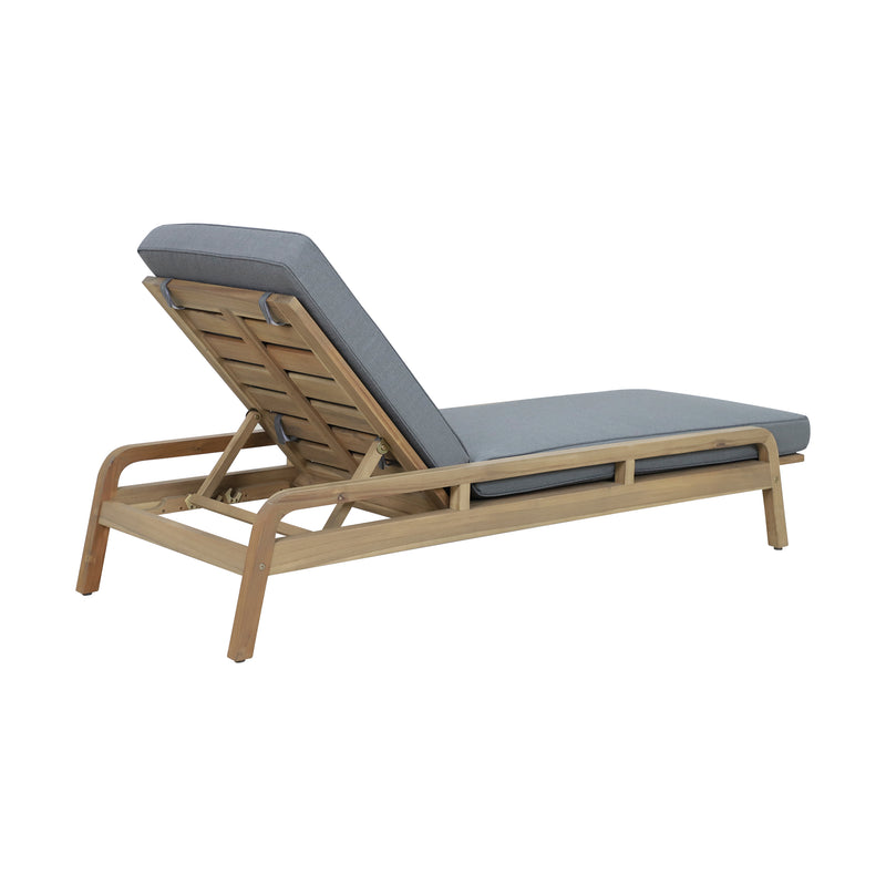 Cargue la imagen en el visor de la galería, Camastro de madera Clovis, color natural - HUC23259